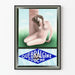 Vintage reclameposter Quebralgine Fouché La Femme et son Calvaire