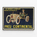 Vintage reclameposter voor Continental banden — ingelijst kunstwerk aan de muur