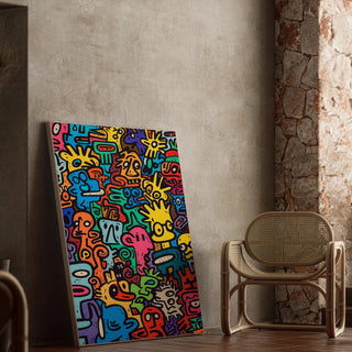 Pop Art Affiche - Univers van Figuren