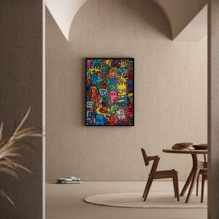 Pop Art Affiche - Univers van Figuren