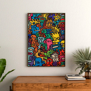 Pop Art Affiche - Univers van Figuren