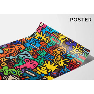 Pop Art Affiche - Univers van Figuren