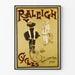Vintage poster Raleigh Cycles Avenue de la Grande Armée Parijs