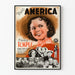 Vintage poster Miss America met Shirley Temple