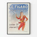 Vintage poster Le Figaro met torero met veer