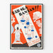 Vintage Zweedse poster voor fitness en gewichtsverlies