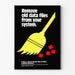 Muurdecoratieposter over het thema gegevensopschoning