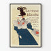 Vintage poster La Revue Blanche voor wanddecoratie