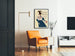 Vintage poster La Revue Blanche voor wanddecoratie