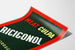 Vintage typografische poster Meat Culpa Ricigonol
