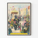 Retro poster Ride the Elephant Ride - Oosterse vintage wanddecoratie
