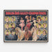 Vintage Poster Ringling Bros Galaxy of Champion Riders — framed artwork on a wall