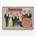 Vintage poster Ringling Bros World's Greatest Shows - De familie Da Coma acrobaten — ingelijst kunstwerk aan de muur