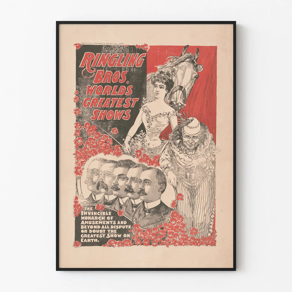 Vintage poster Ringling Bros World's Greatest Shows
