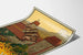 Vintage poster Riquewihr dorp Elzasser