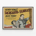 Vintage poster of Henry King's Sackcloth and Scarlet with Alice Terry — framed artwork on a wall