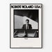 Poster Robert Noland Amerikaanse pianist in zwart-wit