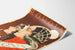 Vintage poster of Romola with female portraits and medieval castle