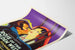 Vintage Roos van het Gouden Westen - Retro Muurdecoratie Poster