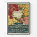 Vintage poster van de rozenexpositie in Boskoop 1913
