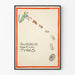 Vintage poster van rubber en bandenillustratie