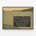 Vintage poster of Saarow-Pieskow by the shores of Lake Scharmützelsee — framed artwork on a wall