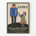 Vintage poster Sadolit schilderij en vernis