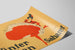 Vintage poster Winter-Garten Saharet red and black — artwork view