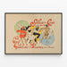 Poster Salon des Cent - Exhibition Galleries of the Pen — framed artwork on a wall