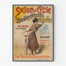 Vintage poster Salon du Cycle Internationale Vélocipédie tentoonstelling 1894