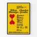 Theaterposter Same Time Next Year - Vintage esthetiek en elegante typografie