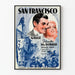 Vintage poster van San Francisco met Clark Gable en Jeanette MacDonald