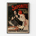 Vintage poster Saponite Frans antiseptisch product