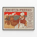 Vintage poster Amieux-Frères sardines en conserven — ingelijst kunstwerk aan de muur