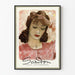 Vintage poster Saridon - Illustratie van een vrouw met een zachte huid