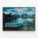 Mountain Landscape Poster Grand Teton National Park Wyoming — framed artwork on a wall