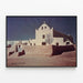 Laguna Mission Poster, New Mexico - Traditional Architecture 1699 — framed artwork on a wall