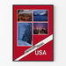 Decoratieve Poster Amerikaanse scène USA