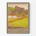 Vintage poster Schloss Burg bij Rodersdorf Birsigtalbahn Basel Rodersdorf