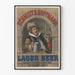 Vintage poster Schmidt & Hoffmann Lager Beer Cleveland