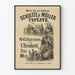 Vintage poster van Schultze en Müller in Teplitz met illustraties van C. Reinhardt