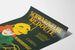 Vintage zwart en geel poster voor evenement Musikverein 1913
