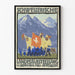 Vintage Zwitserse Poster Nationale Beierse Tentoonstelling Bern 1914