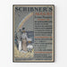 Vintage Poster Scribner's Augustus Fictie Nummer