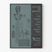 Poster tentoonstelling beeldhouwwerk voor Noël Barone Gallery