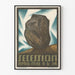 Poster secessie met motief van steen en licht