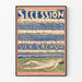 Poster Sezession XIXe Eeuw Tentoonstelling Oostenrijkse Kunstenaars Ver Sacrum