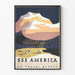 Vintage Poster See America Welkom in Montana
