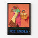 Vintage poster voor muurdecoratie 'A Shillong Belle' India