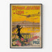 Vintage poster Luchtvaartweek Lyon 1910